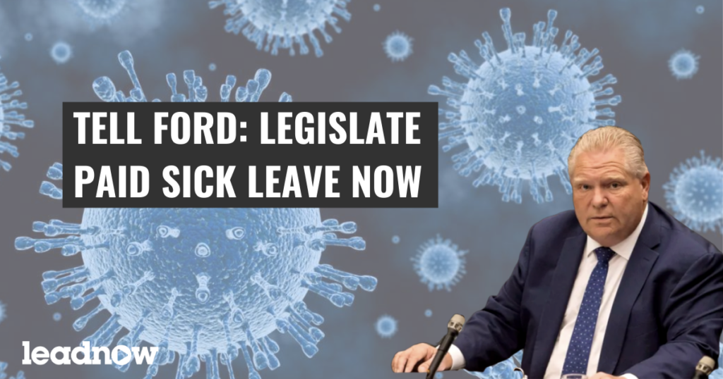 Paid sick leave for all ontario workers